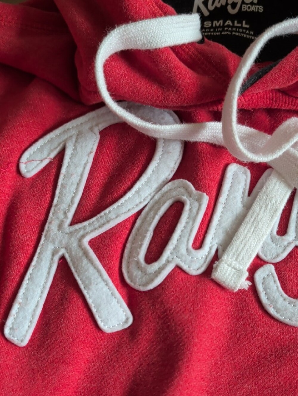 Red Ranger Boats Hoodie - Picture 3 of 5